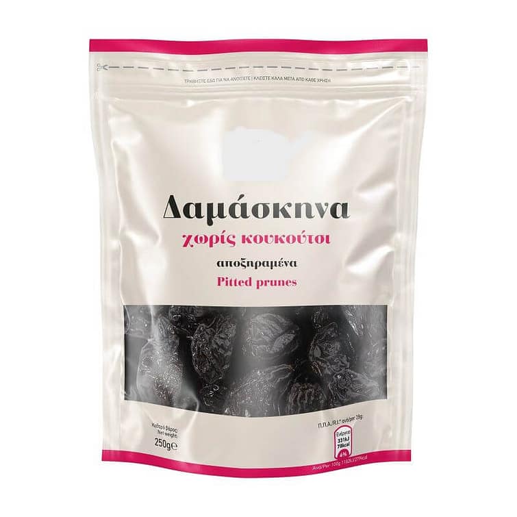 Δαμάσκηνα αποξηραμένα με σορβικό κάλιο