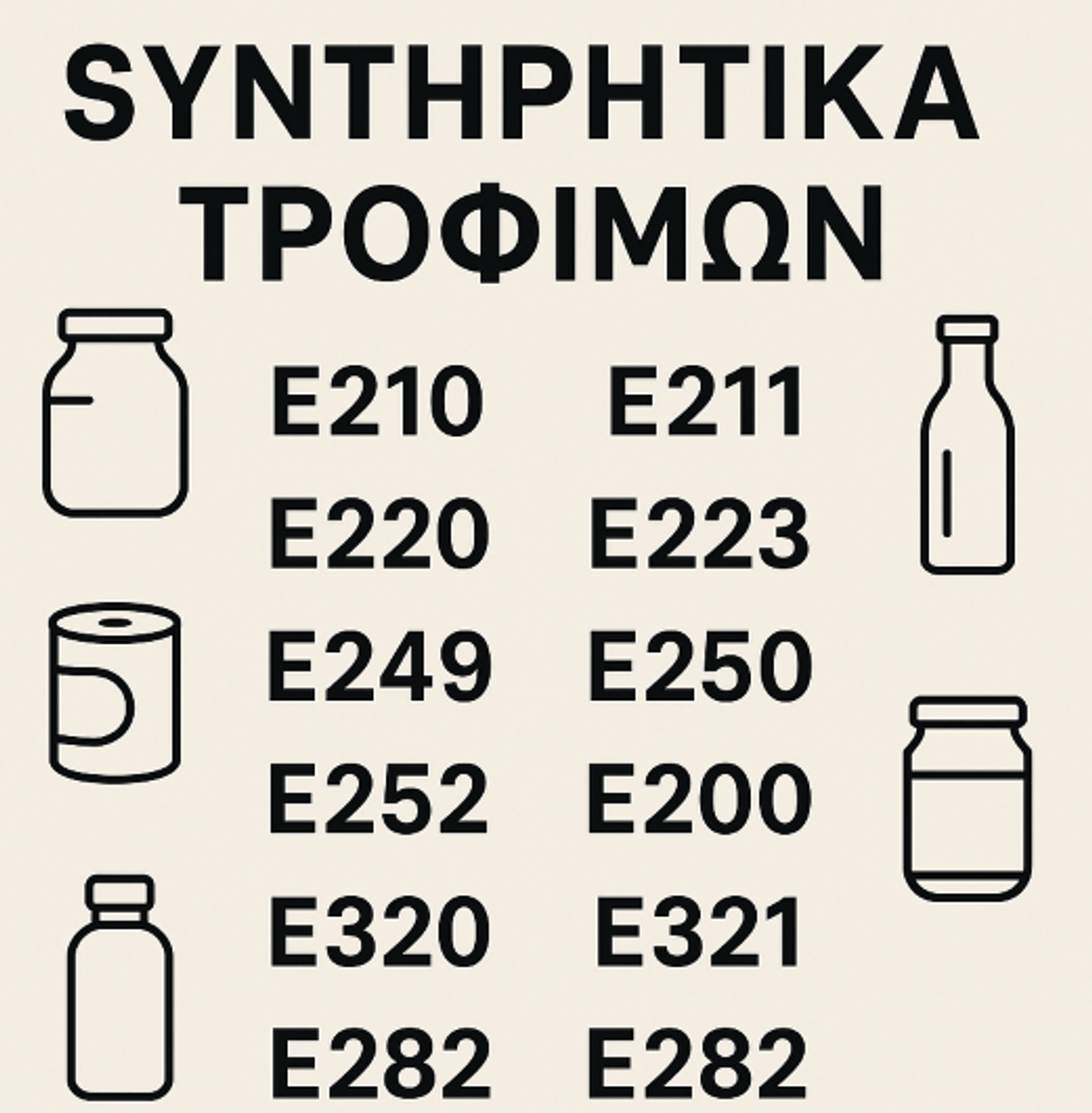 7 πιο Επιβλαβή Συντηρητικά στη Διατροφή